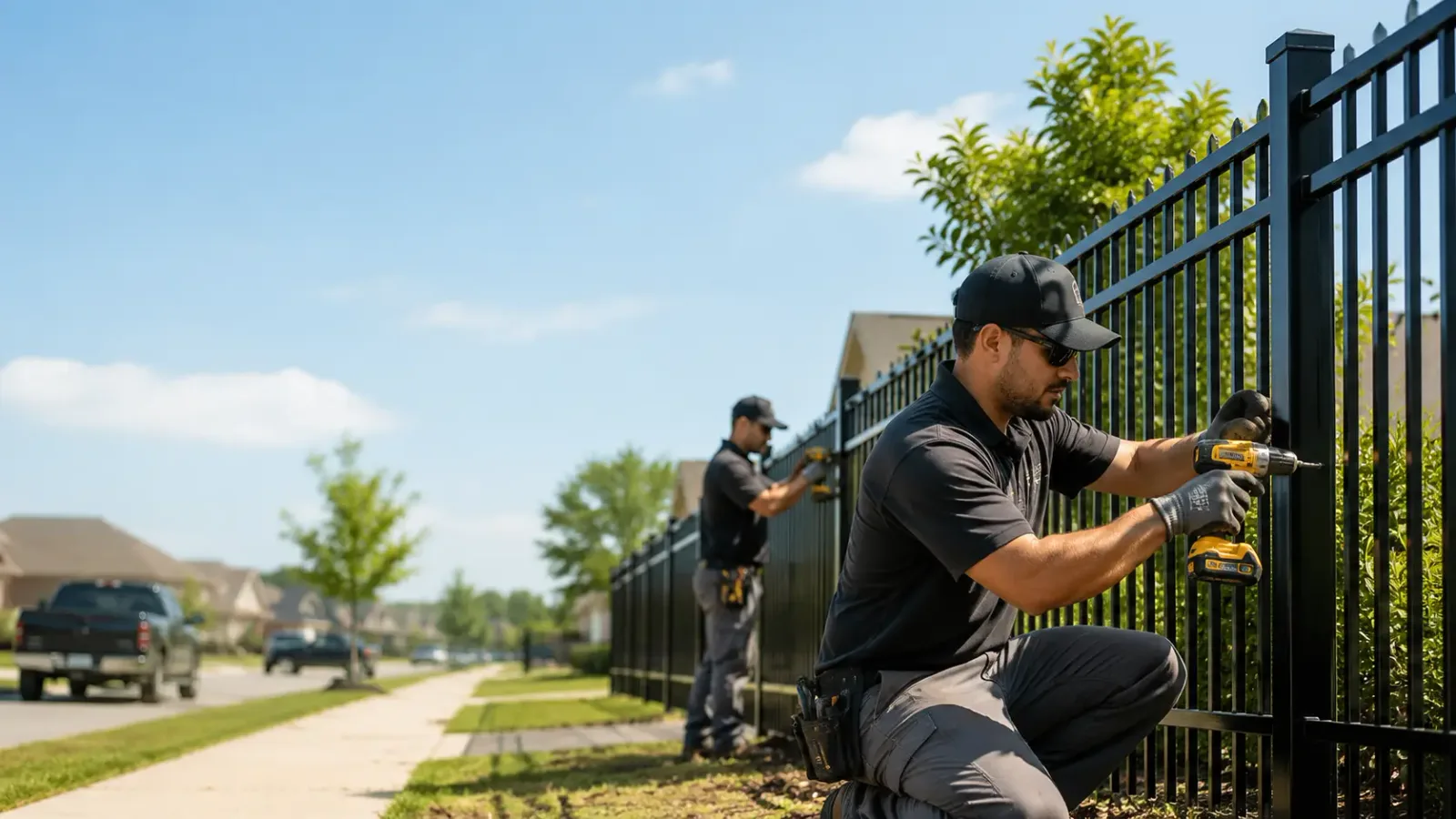 Metal Fence Installation in Lansing, NC